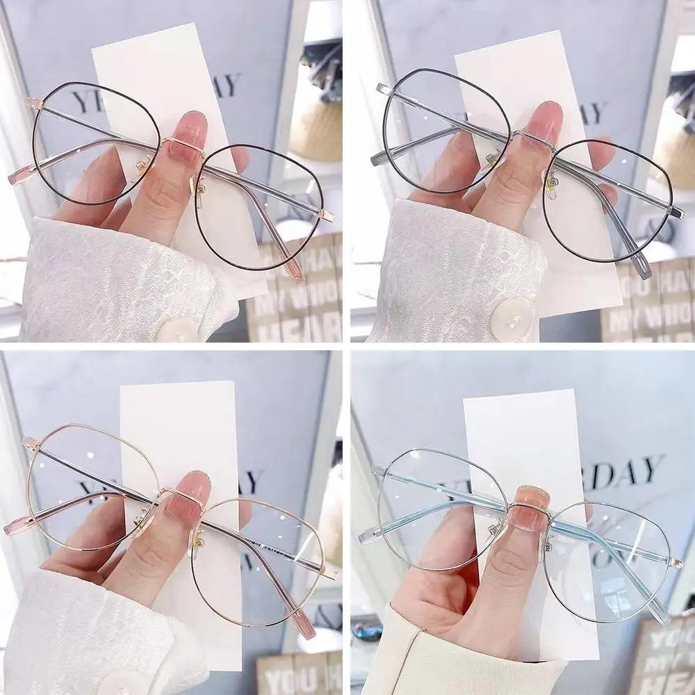 Fashion Durable Eye Protection Ultra Light Frame Oversized Eyeglasses Computer Goggles Anti-Blue Light Glasses