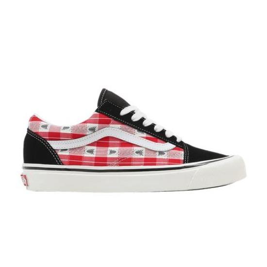 

Vans Old Skool 36 DX Anaheim Factory - Red Plaid VN0A4BW3RED EU 37 чёрный/красный