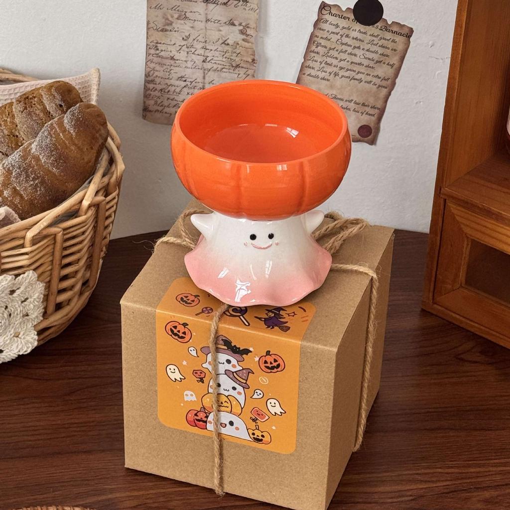 Creative funny birthday gift cute ghost goblet couple ceramic mug girlfriend practical souvenir box