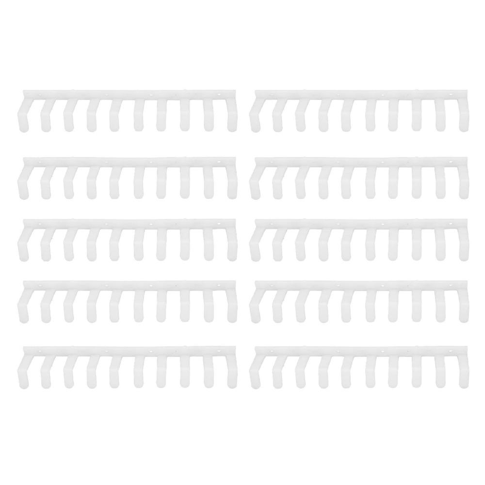 10pcs High Efficiency Egg Picker Accessory Plastic Chicken Egg Holder Accessory Poultry Farm