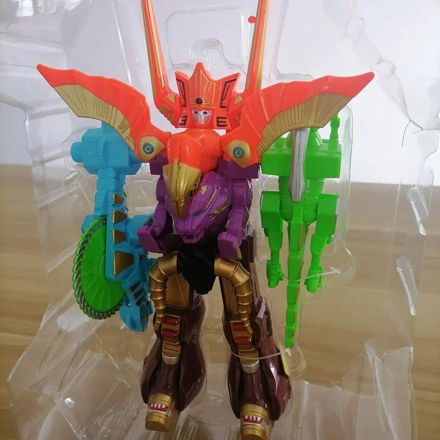 Sentai Super Dinosaur Rangers Hyakujuu Sentai Gaoranger Battaglia dei Guerrieri Robot Assemblati Megazord Regali di Compleanno per Ragazzi