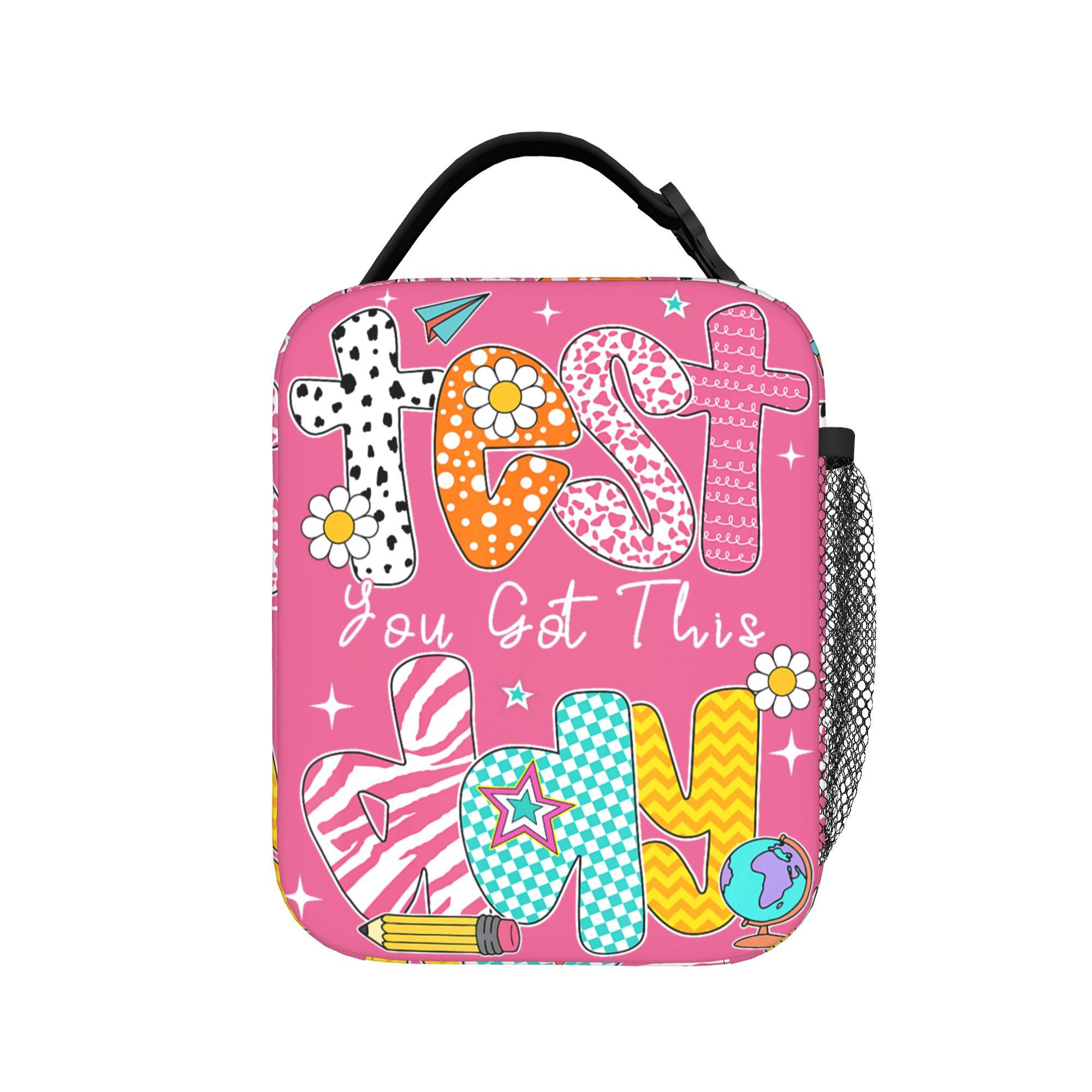Test Day You Got This for Student Teacher State Testing Lunch Bag Thermal Lunch Bags Oxford Portable Insulated Cooler Bag One Size
