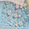 Baroque Pattern Stamping Geometric Totem Flower Retro Star Noble Self Adhesive 5D Nail Art Decoration Sticker Manicure Decal