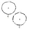 2023 Trend Crossed Star Necklace for Women Vintage Beaded Chain Alloy Necklace Pendants Fashion Aesthetic Y2k Jewelry
