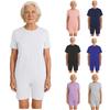 Komfort-Först Adaptivt Wear S-3XL Unisex: Lättåtkomlig dragkedja baktill, anti-ränder-design för värdig vård av äldre patienter