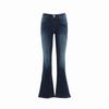 American retro low-rise Spice Girl flared pants slim and thin versatile autumn and winter micro-elastic jeans women's new models