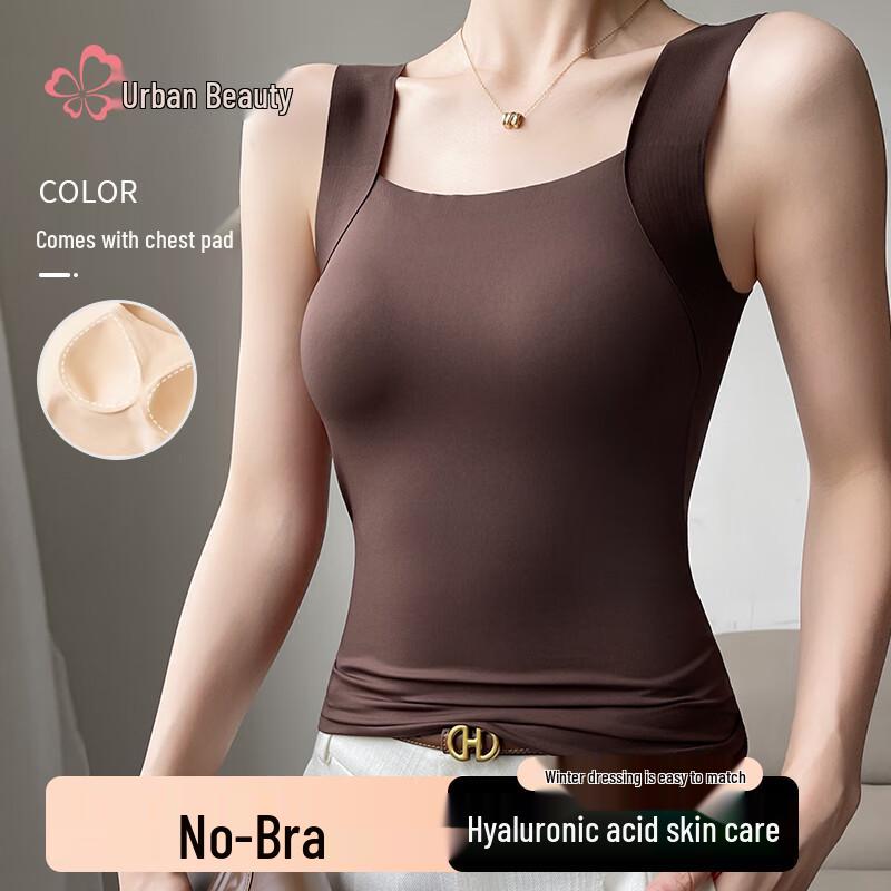 

Женский утепленный бесшовный жилет с V-образным вырезом 2XL