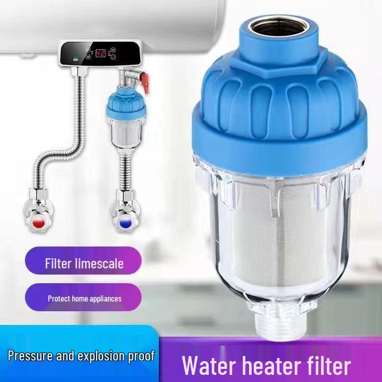 Stainless Steel Water Heater Pre-Filter for Tap, Washing Machine, and Shower: Scale Inhibitor