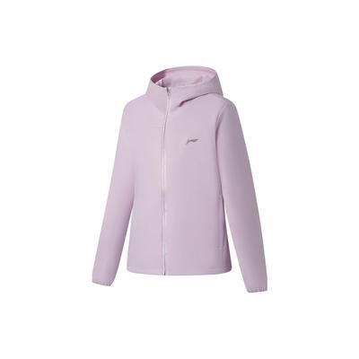 Li Ning Laufserie Einfarbige Reflektierende Sport-Windjacke Damen Oberbekleidung Lila AFDSA26-3