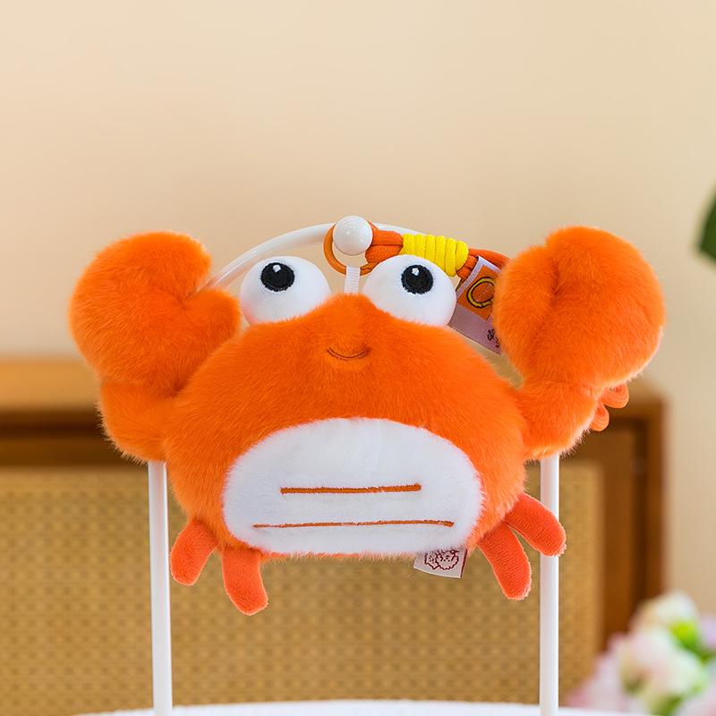 Ocean Series Plush Toy Bag Pendant - Girls' Aquarium Souvenir Gift