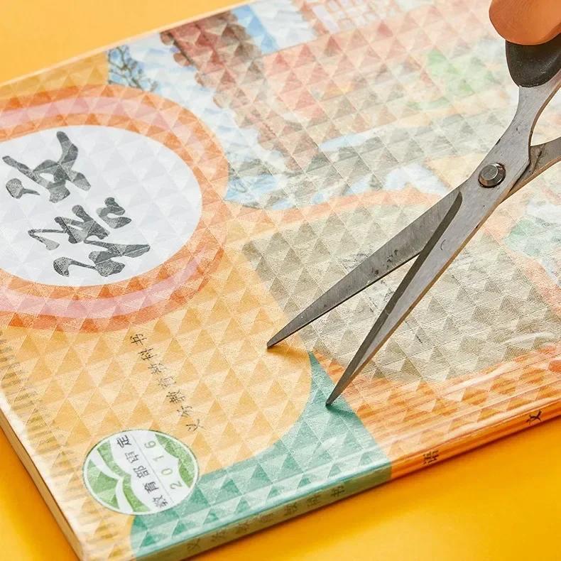 10packs Transparent Self Adhesive Book Cover For School Student Textbook Skin Sleeve Waterproof Plastic Book Wrapping Supplies