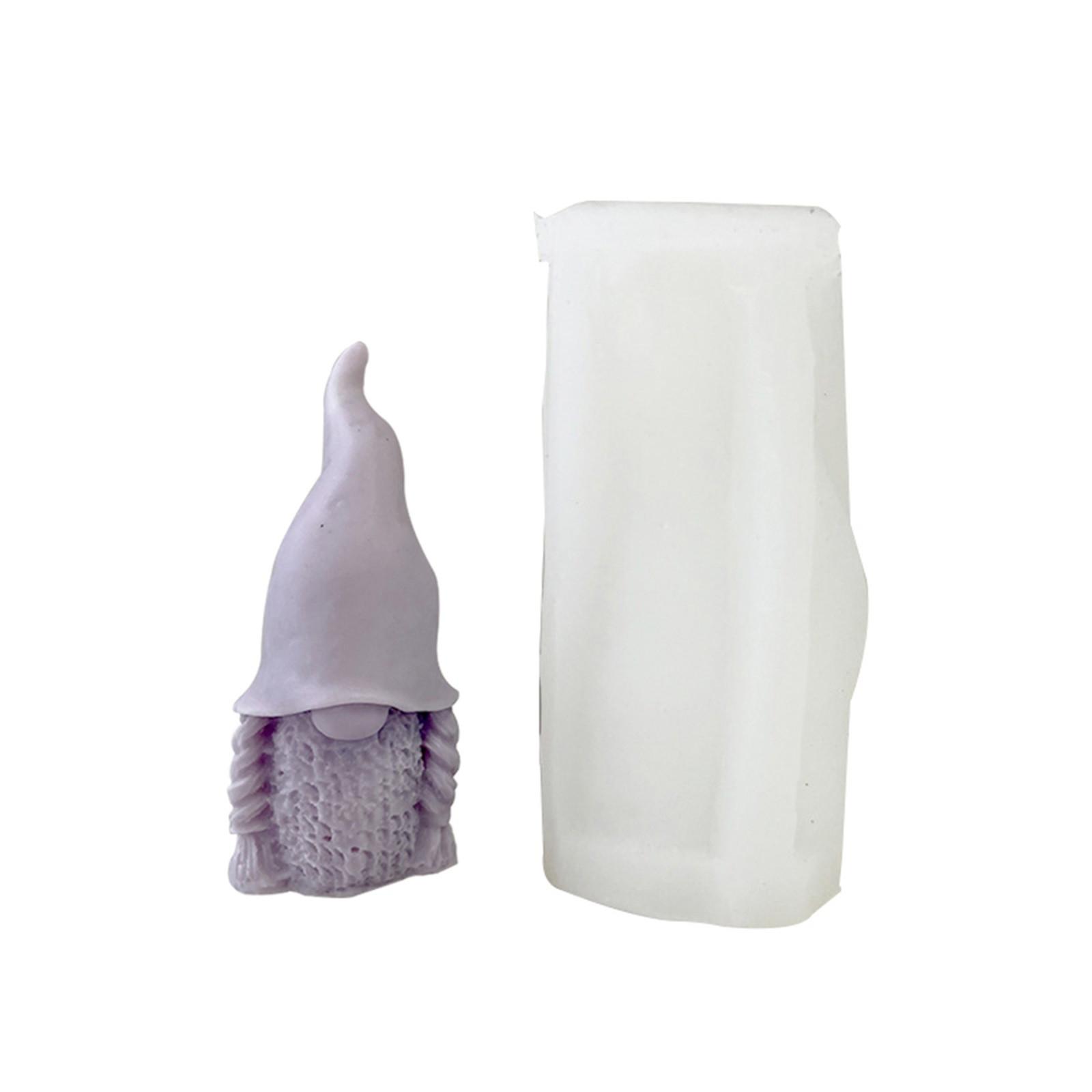 

Силиконовая форма 3D Gnome, формы для свечей Gnome, формы для мыла, формы для помадки своими руками, формы для шоколада, подарки для семьи и друзей One Size