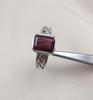 Braided 925 Sterling Silver Garnet Ring: January Birthstone Jewelry