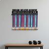 Running Challenge Medal Display Rack Great Gift Idea Metal Easy Installation for