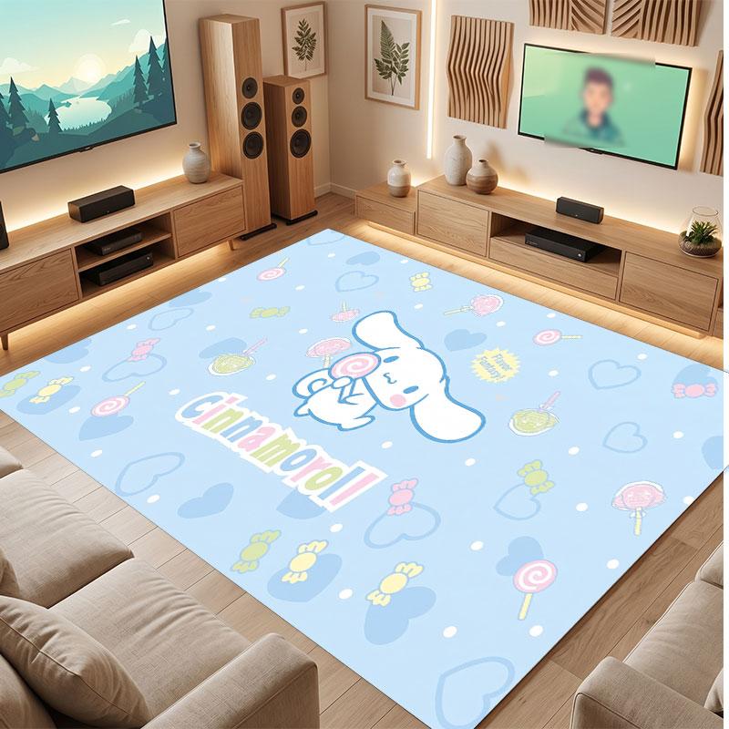 Cinnamoroll Rug Soft Thick Non Slip Floor Carpet for Bedroom Living Room Home Decor