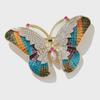 Lanhao Elegante Schmetterlingsbrosche mit Vollbesatz und farbiger Glasur