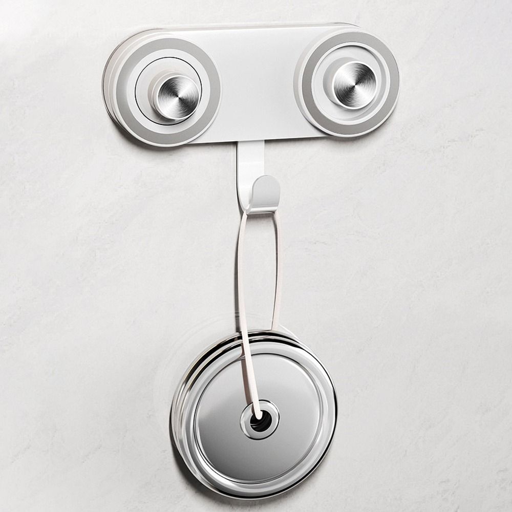 Wall Mounted Suction Cup Hair Dryer Storage Rack High-Speed Blow Dryer Holder for Home