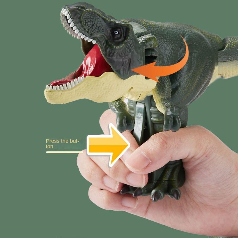 Head and Tail Movements Pressing Dinosaur Toys Tyrannosaurus Rex Model Dinosaur Toys Kids Gift