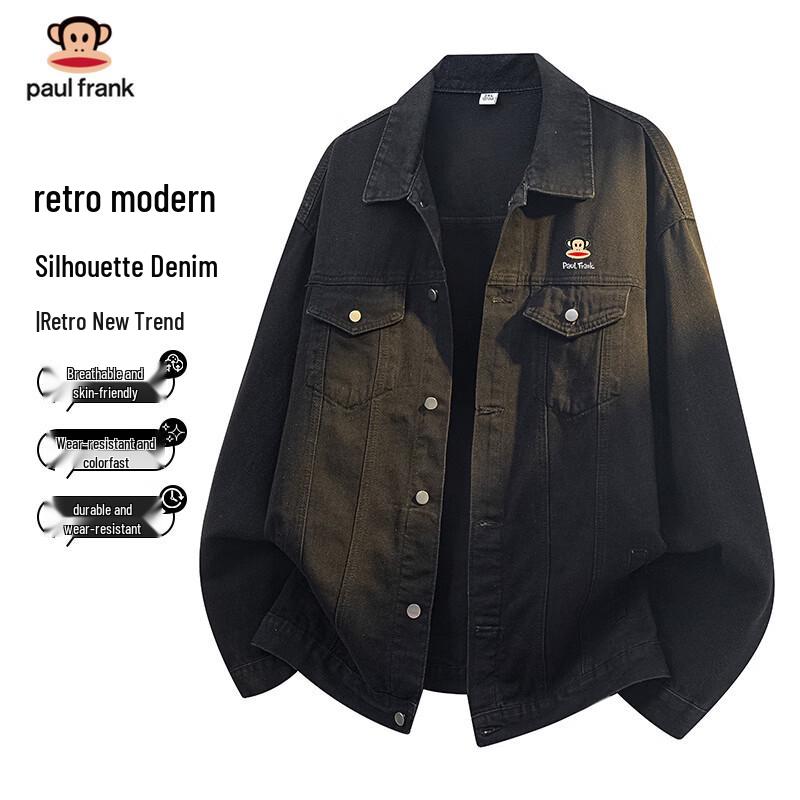 Paul Frank Men s Multi-Pocket Denim Jacket M