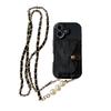 Simple Wristband Wallet Card Case Mobile Phone Case Suitable for Apple 16 Crossbody Chain Iphone17Pro Pearl 15 Anti-drop