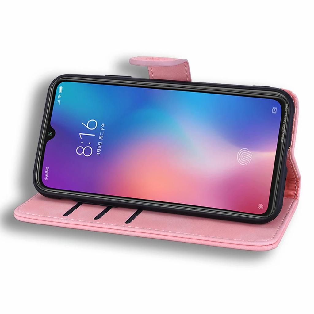 Suitable for Xiaomi 10lite Mobile Phone Leather Case Redmi Note9S Retro Matte Embossed Card Wallet Case