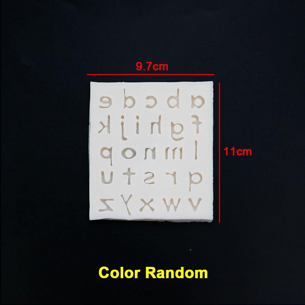 Silicone World 3D Letter Number Silicone Mold Cake Flipping Sugar Chocolate Cake Mold Baking Tools Alphanumeric Resin Molds