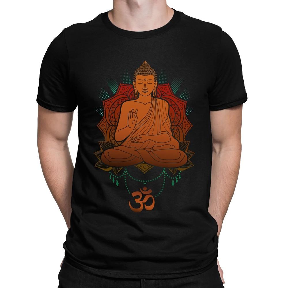26 Buddhist Mandala Spiritual Buddhism T-Shirt  - Mens Womens Unisex T-Shirt Unisex T-Shirt XL