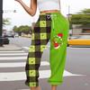 Women's Casual Fashion Christmas Printed Casual Sweatpants Elastic Waist Drawstring Pants