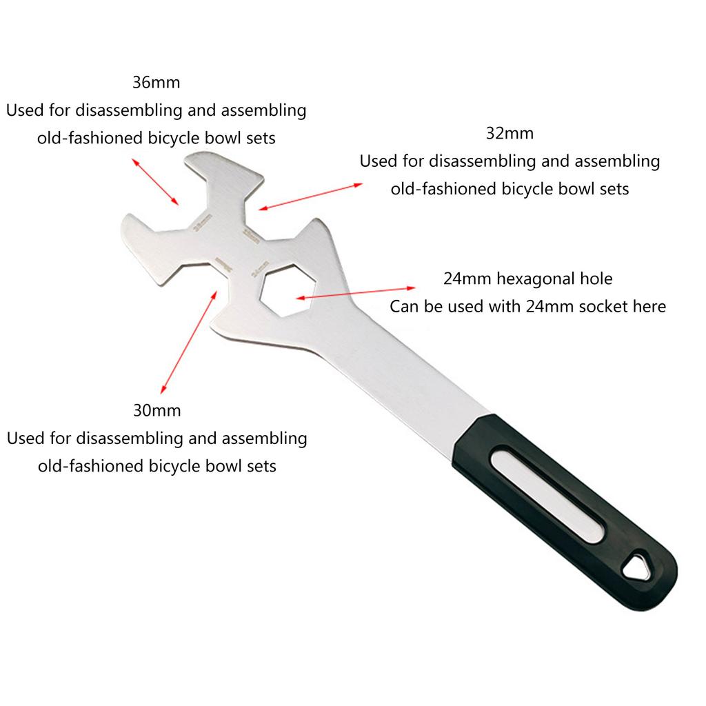 Bicycles Headset Wrench Bicycles Spanner Wrench Bikes Front Fork Spanner Cycling Repair Wrench Tool Bicycles Accessory
