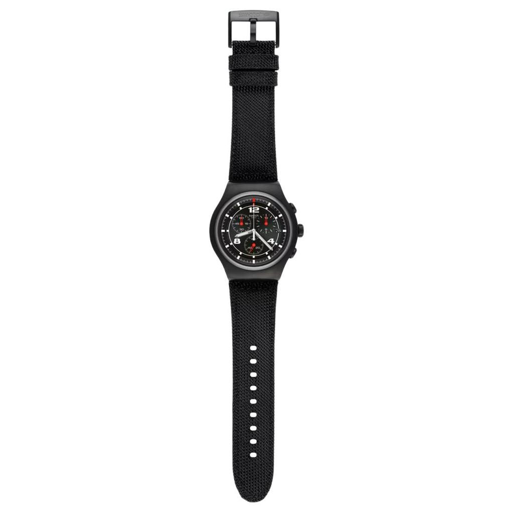Swatch Irony Series Quartz Movement Cool Black And Red Watch Men Watches YOB404