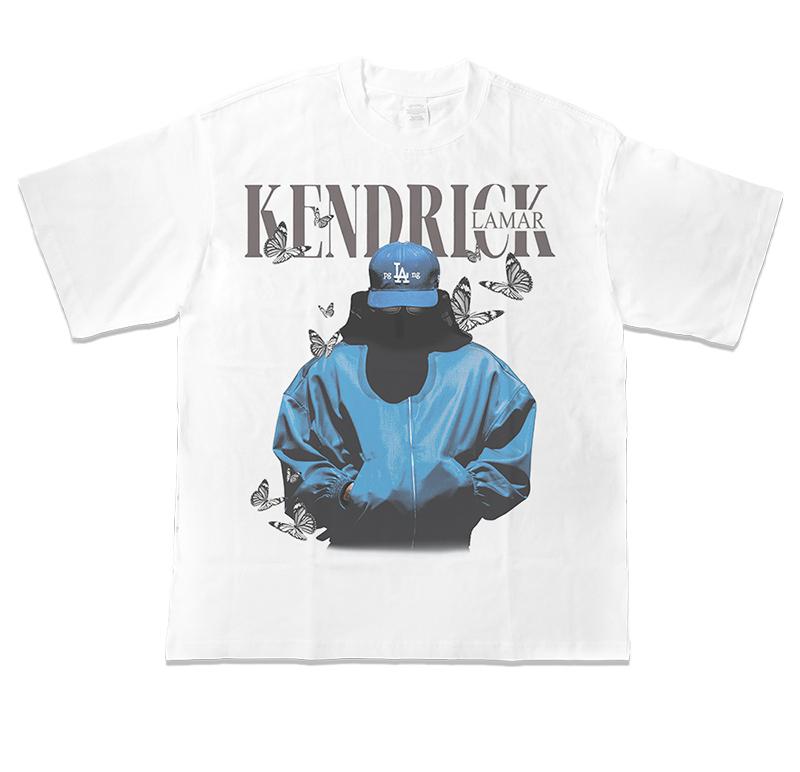 2025 Kanye West SZA Drake Fayaz Hip Hopový Umělec Americké Těžké Tričko s Krátkým Rukávem Streetové Tričko s Krátkým Rukávem