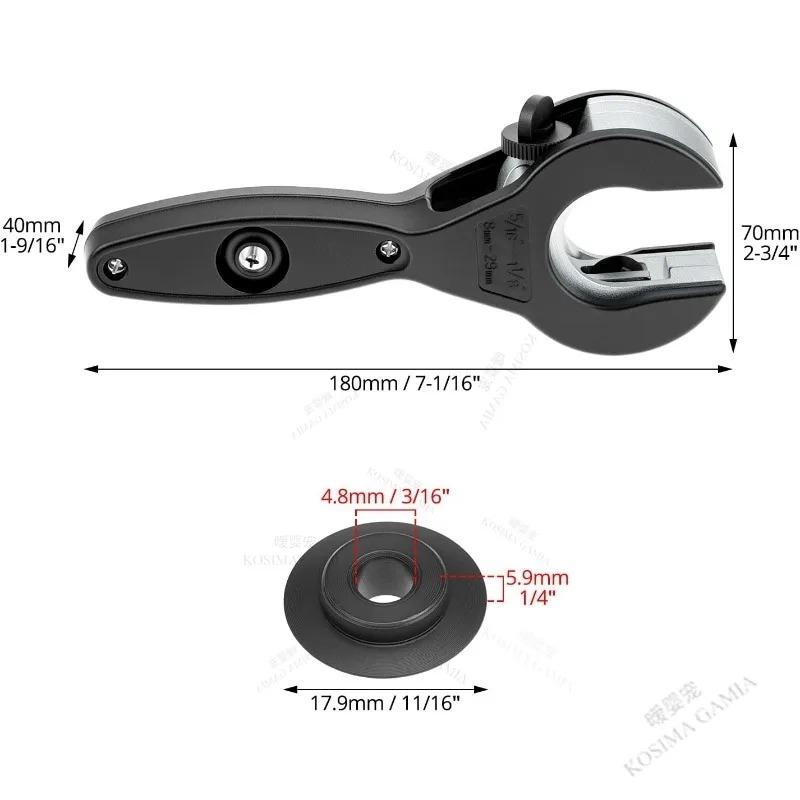 All in One Ratchet Pipe Cutter Hand Tool for Copper Aluminum Iron Stainless Steel PPR PE Pipe Cutting Tool and Maintenance