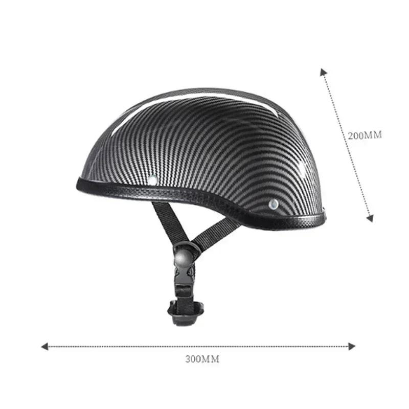 Retro Motorcycle Helmet ABS Shell Unisex Half Face Helmet Motorcycle Mountain Bike Riding Helmet Fashion Motorcycle Equipment