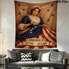 America 250 Wall Tapestry Aesthetic Wall Hanging Printed Fabric Blanket Decorative Tapestries for Bedroom Living Room Home Decor