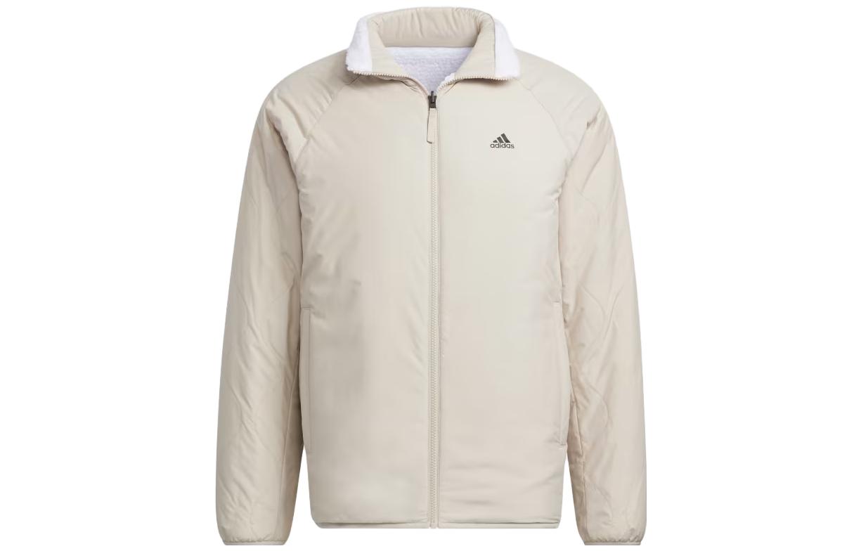 Adidas Jackets Men s Ecru Stand Collar Moderate Other IT8710 L