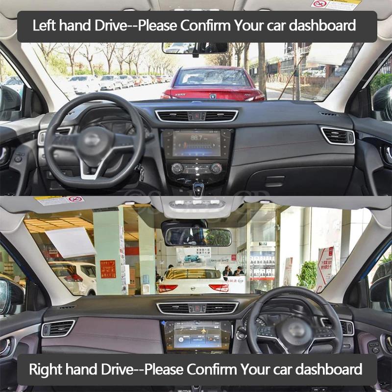 Anti-Slip Mat Dashboard Cover Pad Sunshade Dashmat Dash Carpet Car Accessories for Nissan Qashqai J11 2014 2015 2016 2017 2018