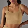 New Seamless Knitted Solid Color Dot Suspender, Beautiful Back Bra, Sports Running Fitness Suit, Vest For Women