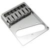 Musiclily Telecaster Guitar Bridge 10.8mm Brass 6-Way Saddle String-Through Body Chrome