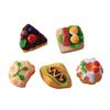 DIY Resin Jewelry Accessories: Triangle Chocolate Cake Cream Glue Keychain Materials