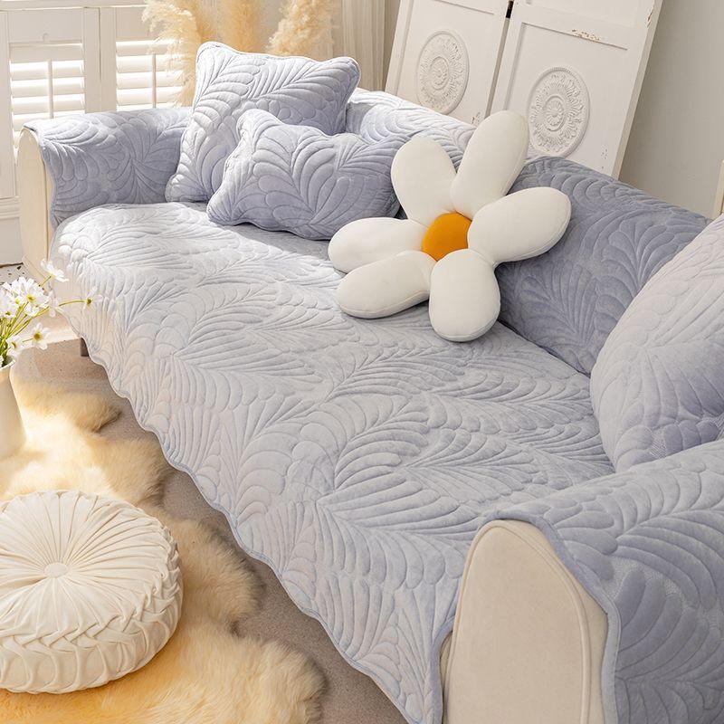 

Роскошная диванная подушка Nordic Light, короткая плюшевая подушка на четыре сезона, универсальная простая современная нескользящая утолщенная ткань 70*70