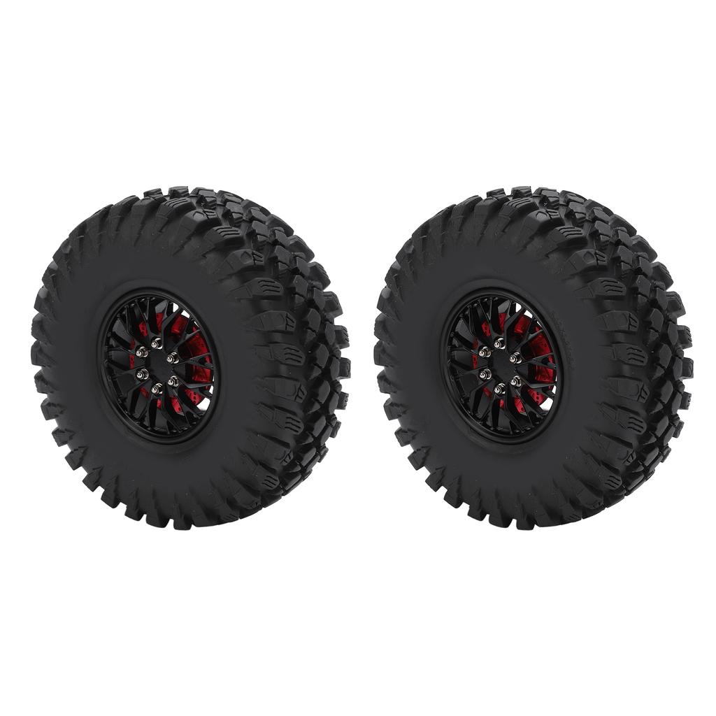 RC Tire 2.2 Inch   Rubber Alloy RC Car Wheel with Metal Wheel Hub RC Spare Upgrade Parts Accessory