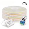 220V Tuya Wifi COB LED Strip Light Bluetooth Wall Touch Dimmable 23key Remote 750W Controller Kit 288Leds/m Waterproof Flex Lamp