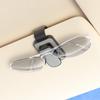 1pv Metal Car Sunglasses Holder, Multi-Purpose Sun Visor Clip for Tickets/Cards, Auto Interior Organizer