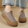 Womens Winter Fleece Lined Snow Boots Slip On Comfortable Warm Cotton Shoes Mom
