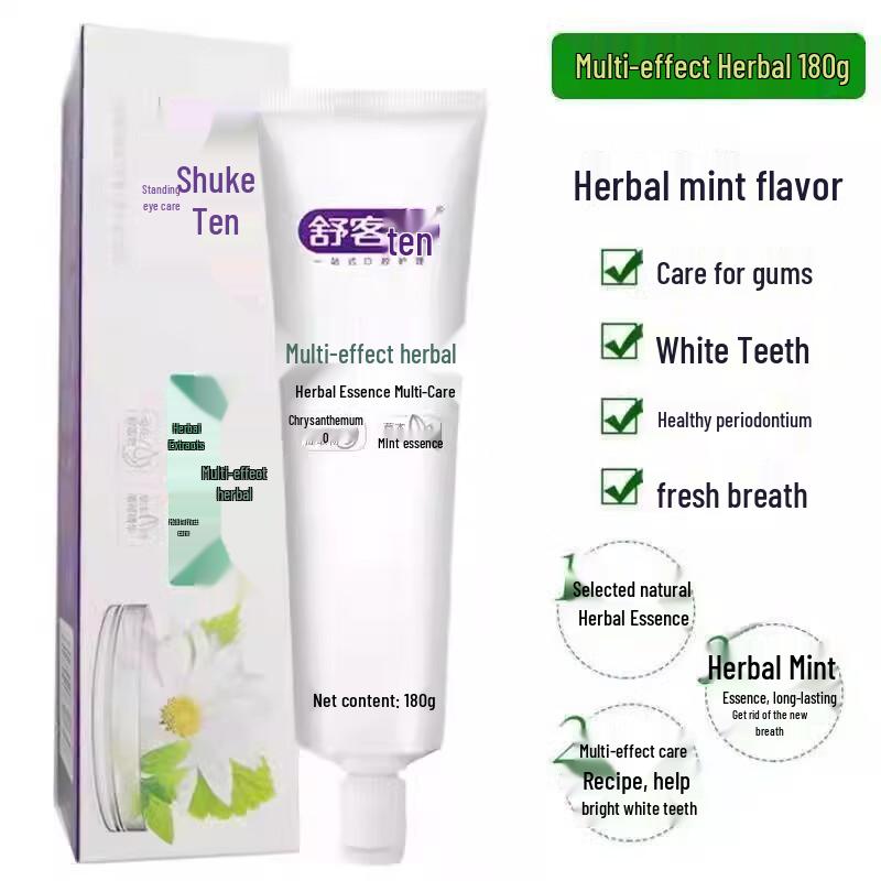Многоэффектная травяная зубная паста Shuke