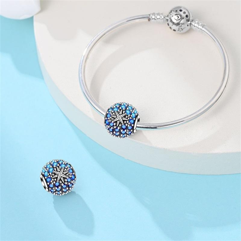 Originalcopper Charms Luxury Starry Sky Beads Fit Bracelet Diy Women Making Delicate Gift