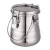 Oil painting brush washer stainless steel oil pot with removable porous filter sealed stainless steel paint brush cleaner