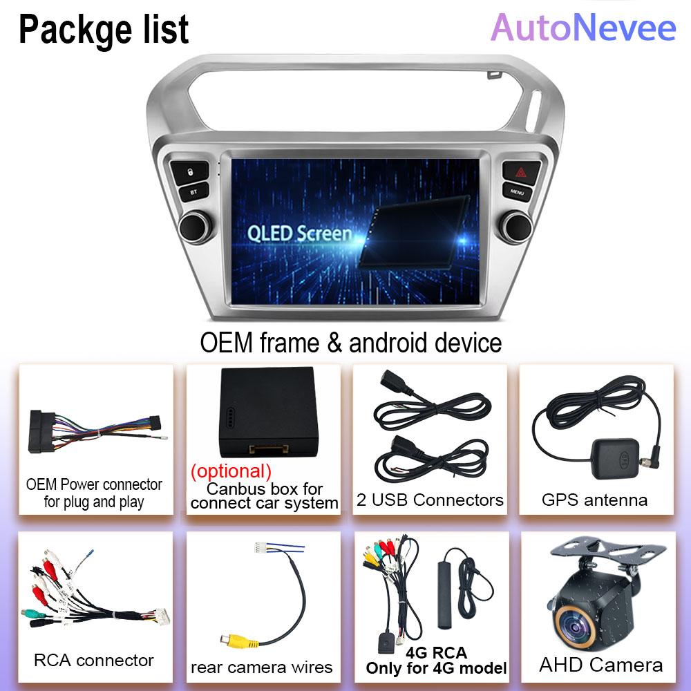 For Peugeot 301 For Citroen C-Elysee CElysee 2012 - 2016 Android Car Stereo Unit Player Multimedia Radio Carplay Android Auto