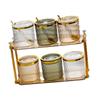 Spice Jar Counter Kitchen Multifunction Dustproof Food Storage Condiment 2