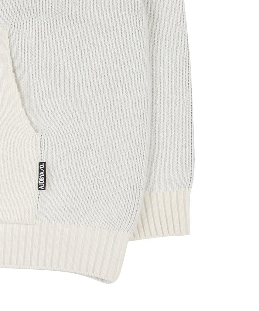AJOBYAJO [Pba] Dbof Wool Knit Hoodie [Ivory]
